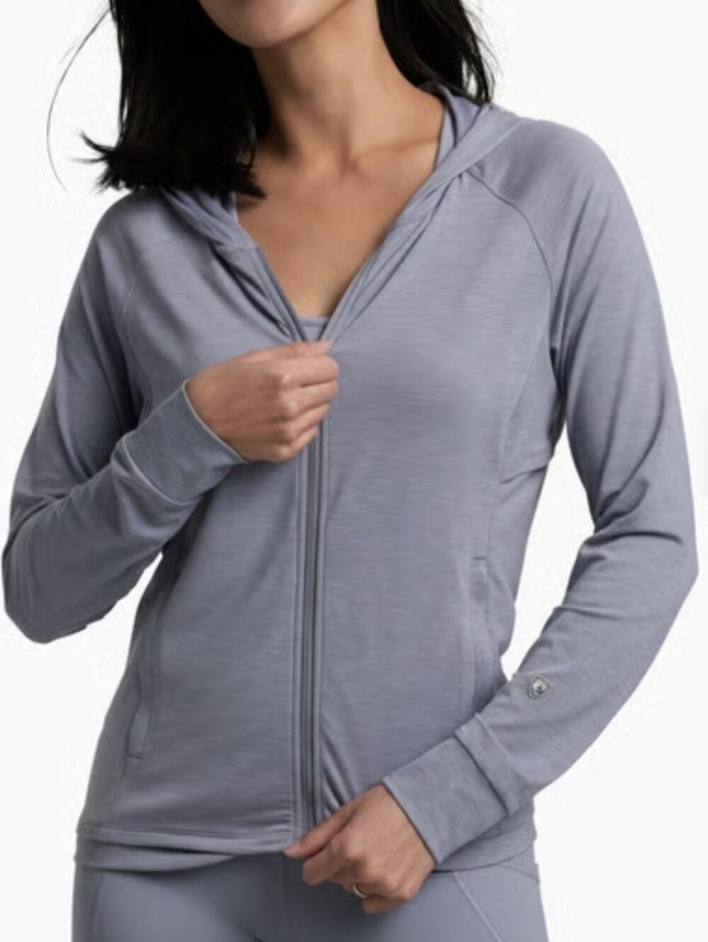 KÜHL Inspira Full Zip Hoody Lightweight Violet Haze Back Vent UPF 50+ Small